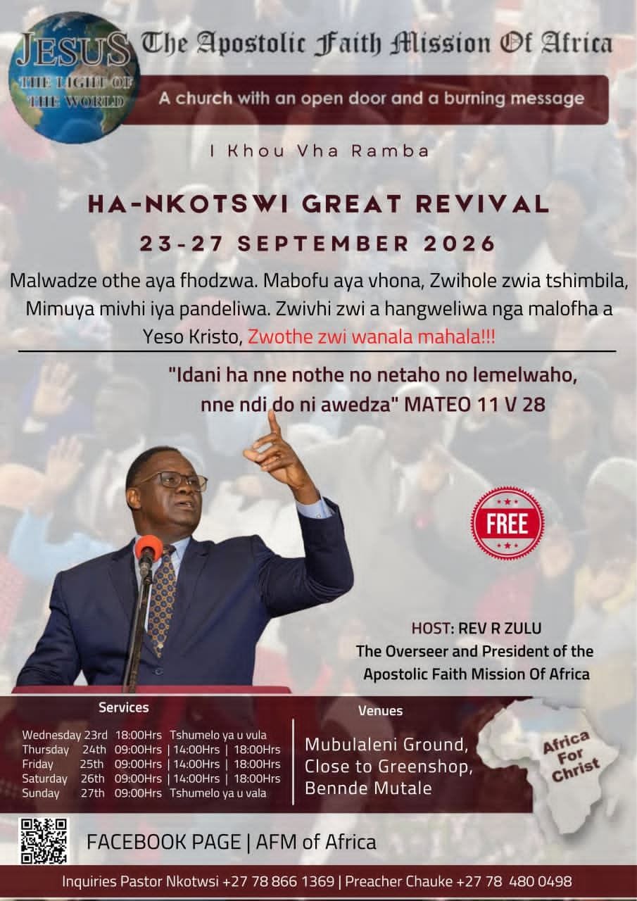 Ha-Nkotswi Great Revival flyer