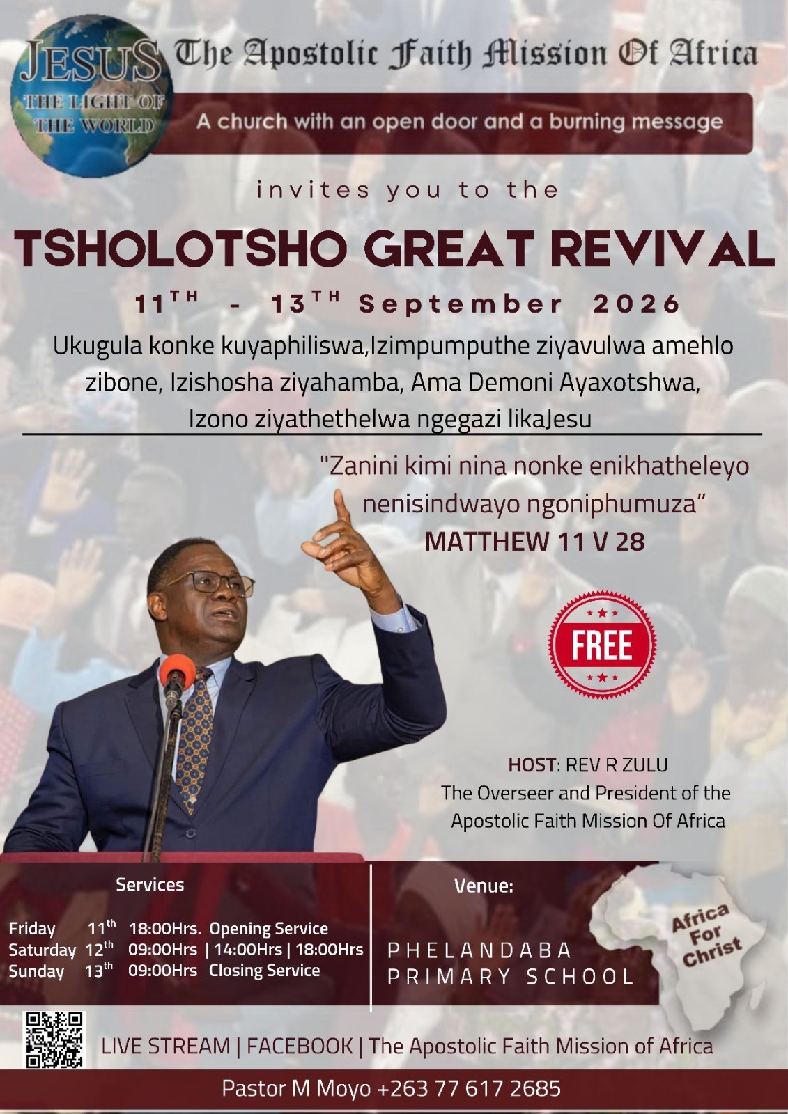 Tsholotsho Great Revival flyer