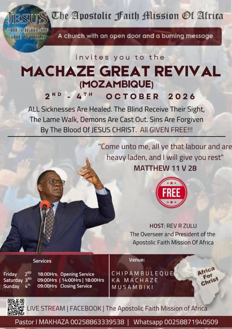 Machaze Great Revival flyer