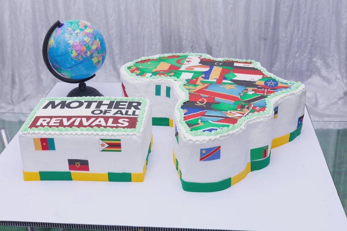 Mother Of All Revivals celebration cake